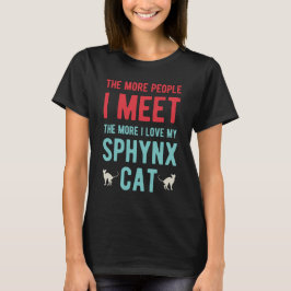 Camiseta Gracioso Sphynx Cat