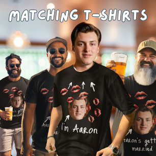 Camiseta Gracioso Stag Do acomoda a Bacheler Party Groom pa