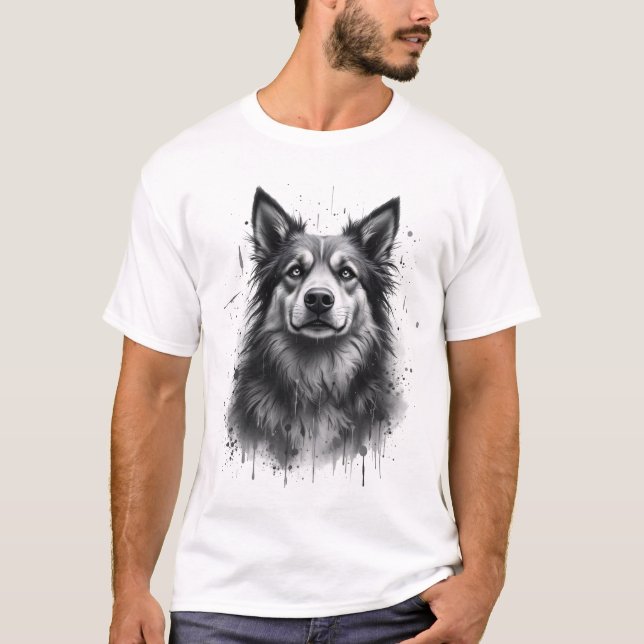Camiseta Gracioso Stalker personal de larga tradición de al (Anverso)