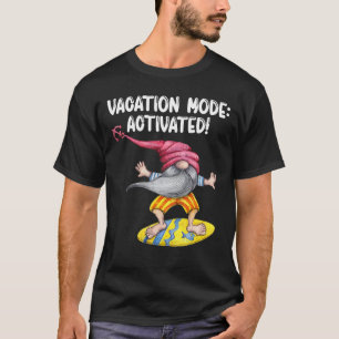Camiseta Gracioso Surf activado en modo de vacaciones de Gn