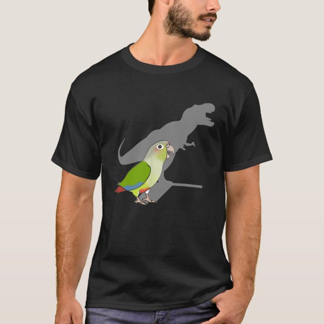 Camiseta Gracioso T-Rex Cinnamon Conure Dinosaur Parrot Bir (Anverso)