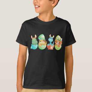 Camiseta Gracioso T Rex Rabbit Dinosaur Easter Bunny Egu Co