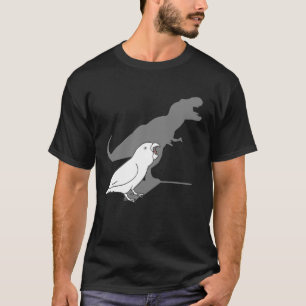 Camiseta Gracioso T-Rex White Parrotlet Birb Memes Dinosaur