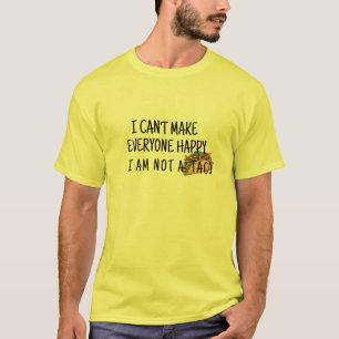 Camiseta Gracioso taco decir que las citas no pueden hacer