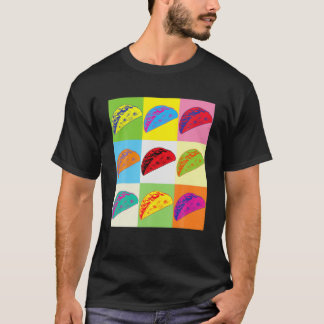 Camiseta Gracioso Taco T, Pop Art Taco, Taco Lover