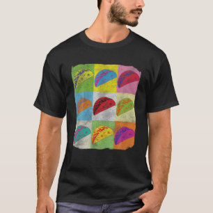 Camiseta Gracioso Taco T, Pop Art Taco, Taco Lover