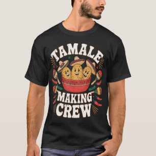 Camiseta Gracioso Tamale mexicano que hace coincidir a la f