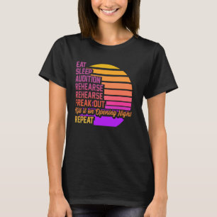 Camiseta Gracioso Teatro Musical Geek Nerd Actor De Ensayo