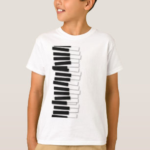 Camiseta Gracioso teclado de piano tambaleante - Pianista y