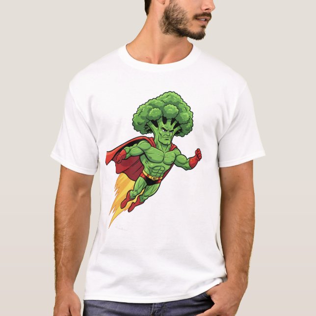 Camiseta Gracioso Tee de Alimentos Saludables para Niños y  (Anverso)