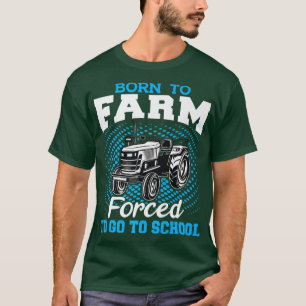 Camiseta Gracioso Tee De Cultivo Agrícola Nacido En Granja