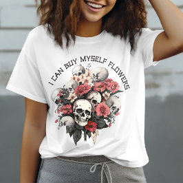 Camiseta Gracioso Tee De Halloween Con Cita, Skeleton Hallo