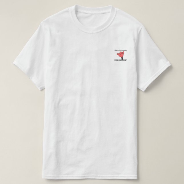 Camiseta Gracioso Tee De Humor Introvertido Con Rótulo De M (Diseño del anverso)