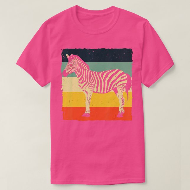 Camiseta Gracioso tema de cebra para hombres mujeres Safari (Diseño del anverso)