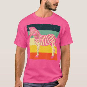 Camiseta Gracioso tema de cebra para hombres mujeres Safari