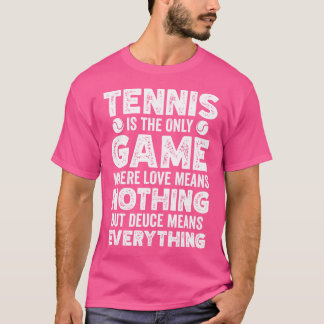 Camiseta Gracioso tenis Jugando Tenis Jugador Raqueta Depor