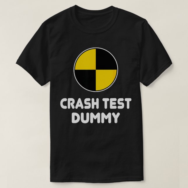 Camiseta Gracioso test Crash Dummy Halloween Costume (Diseño del anverso)
