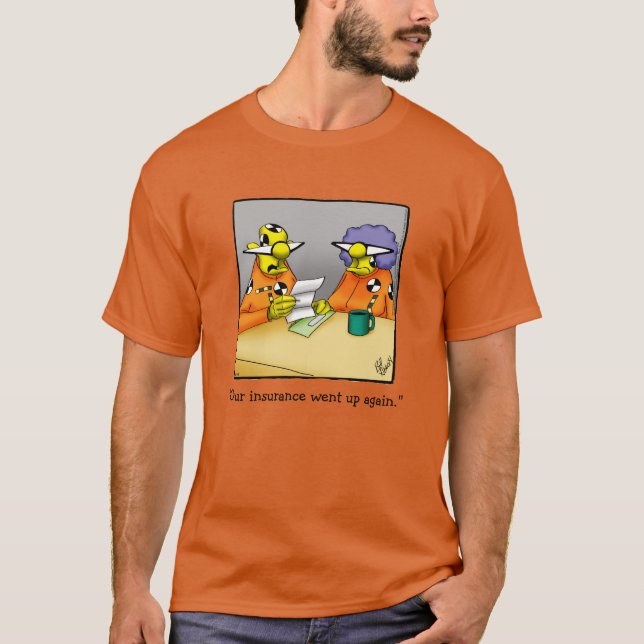 Camiseta Gracioso test de choque Dummies Humor Tee Shirt (Anverso)