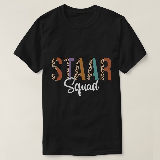 Camiseta Gracioso Test STAAR Day Squad Mode On Teacher Test (Diseño del anverso)