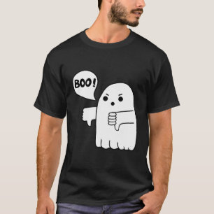 Camiseta Gracioso Thumbny Abajo El Fantasma Gritando Desapr