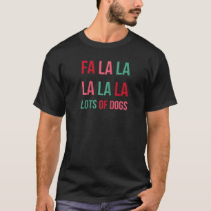 Camiseta Gracioso Tía Fa La Mucha De Perros Navidades Perro