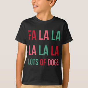 Camiseta Gracioso Tía Fa La Mucha De Perros Navidades Perro
