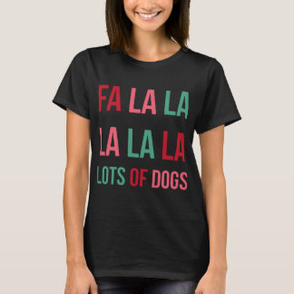Camiseta Gracioso Tía Fa La Mucha De Perros Navidades Perro