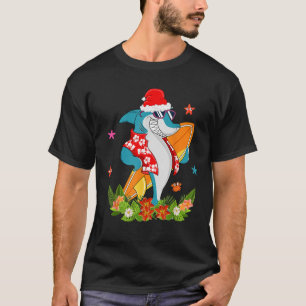 Camiseta Gracioso Tiburón Hawaiano Surfing Sharma Christma