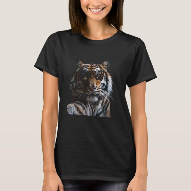 Camiseta Gracioso tigre animal amante Arte gráfico lindo ga (Anverso)