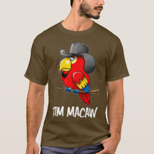 Camiseta Gracioso Tim Macaw Country Parrot Bird Premium