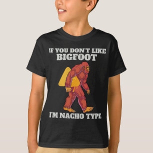 Camiseta Gracioso tipo Nacho de pie grande