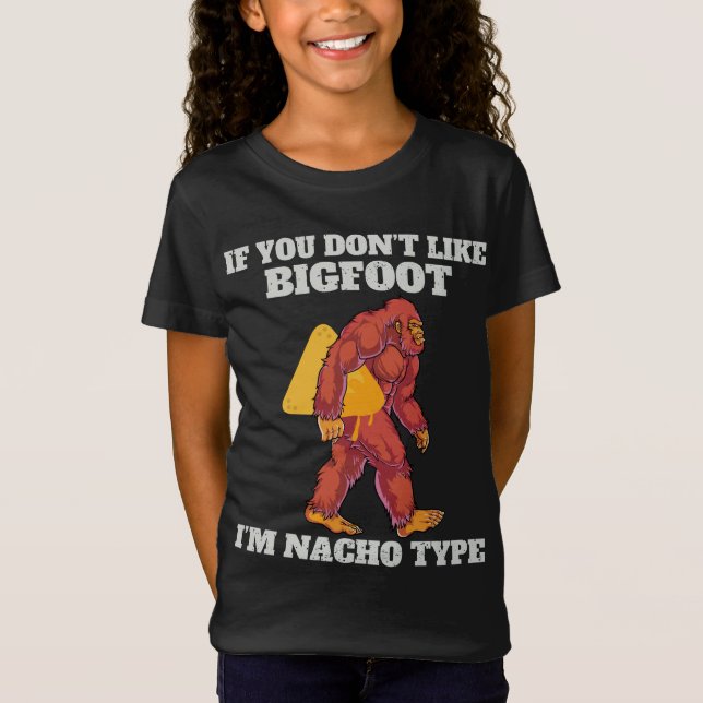 Camiseta Gracioso tipo Nacho de pie grande (Anverso)