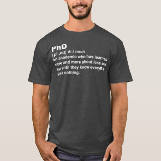 Camiseta Gracioso título de doctorado