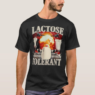 Camiseta Gracioso tolerante a la lactosa