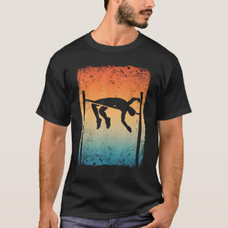 Camiseta Gracioso Track And Field High Jump Design Para Hom
