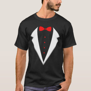 Camiseta Gracioso traje de mardi gras Bow Tie