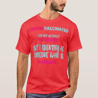 Camiseta Gracioso Trans Vacunado