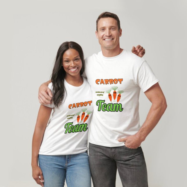 Camiseta Gracioso tres zanahorias (Subido por el creador)
