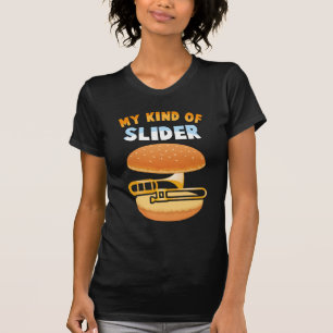 Camiseta Gracioso trombonista corredor de trombones