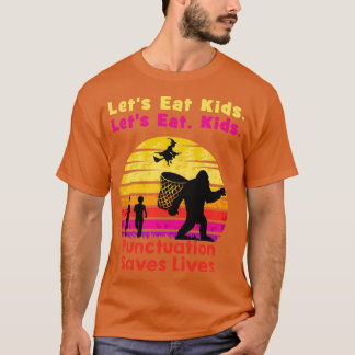 Camiseta Gracioso truco o truco para los pies de halloween