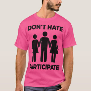 Camiseta Gracioso truco regalo Guay no odia a los participa