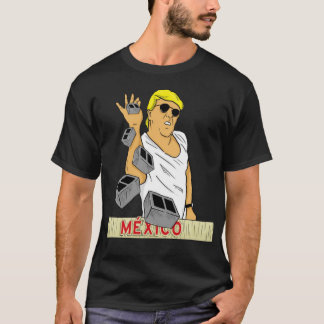 Camiseta Gracioso Trump Salt Bae Mexico US Border Wall 2020