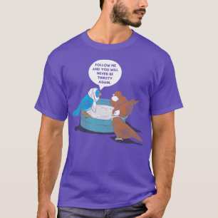Camiseta Gracioso Twitter inspiró a Jesús Pájaro Religioso
