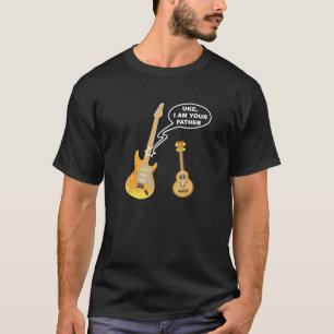 Camiseta Gracioso Ukulele Guitar Uke Soy Tu Padre