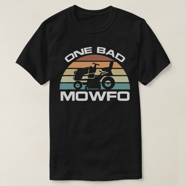 Camiseta Gracioso Un Malo Mowfo De Césped Para El Padre De  (Diseño del anverso)