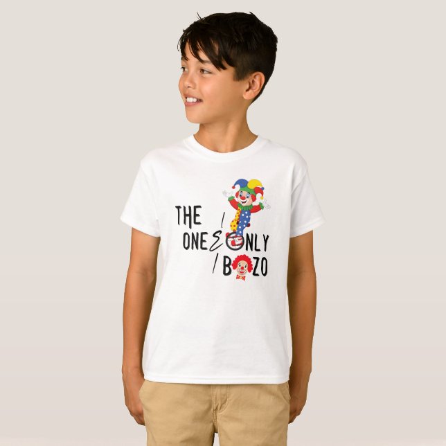 Camiseta Gracioso uno y solamente Bozo (Anverso completo)