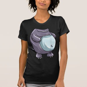 Camiseta Gracioso vago de disfraz de disfraz de Hippo Hallo