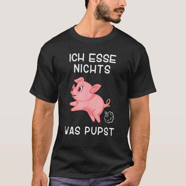 Camiseta Gracioso Vegetariano Vegetario No Comí Nada Que Pa (Anverso)
