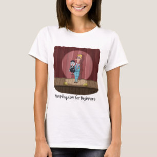 Camiseta Gracioso Ventriloquismo para principiantes o regal