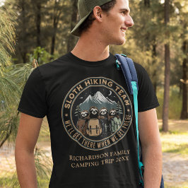 Camiseta Gracioso viaje de camping a la Reunión de Personal